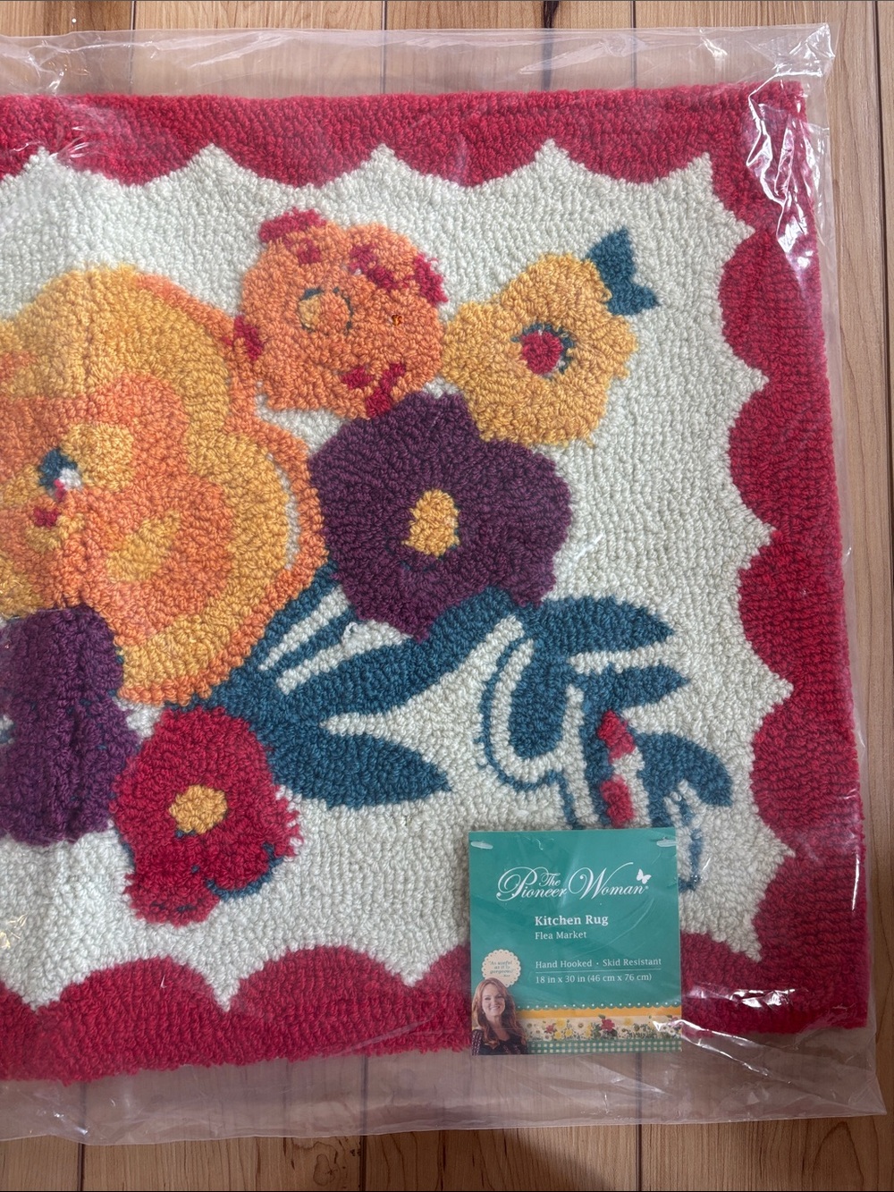 The Pioneer Woman “Flea Market” DISCONTINUED Floral Kitchen Rug – NEW - Picture 5 of 6